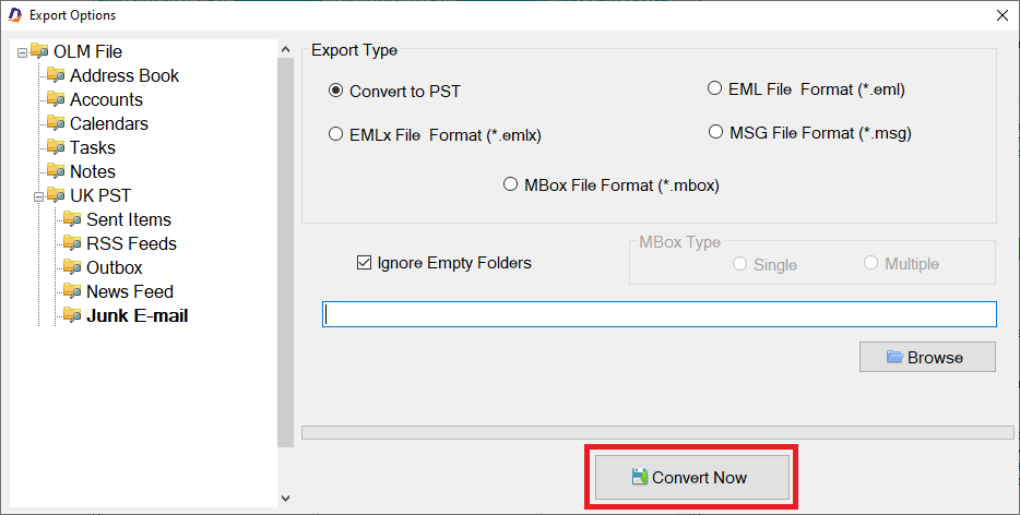 DataVare OLM to PST Converter