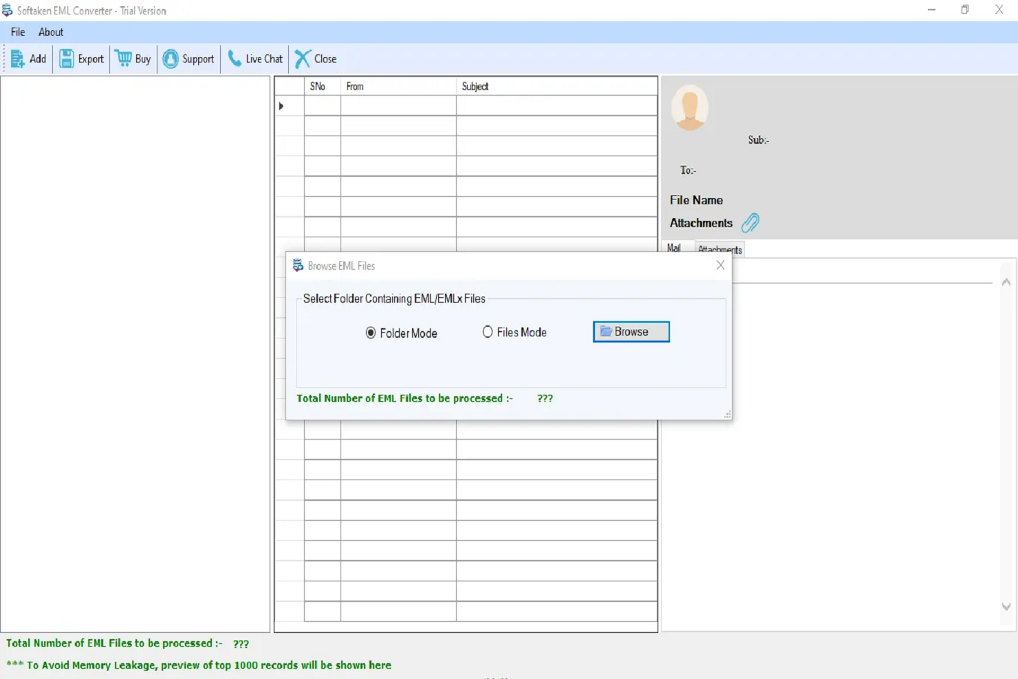 Softaken EML to PST Converter