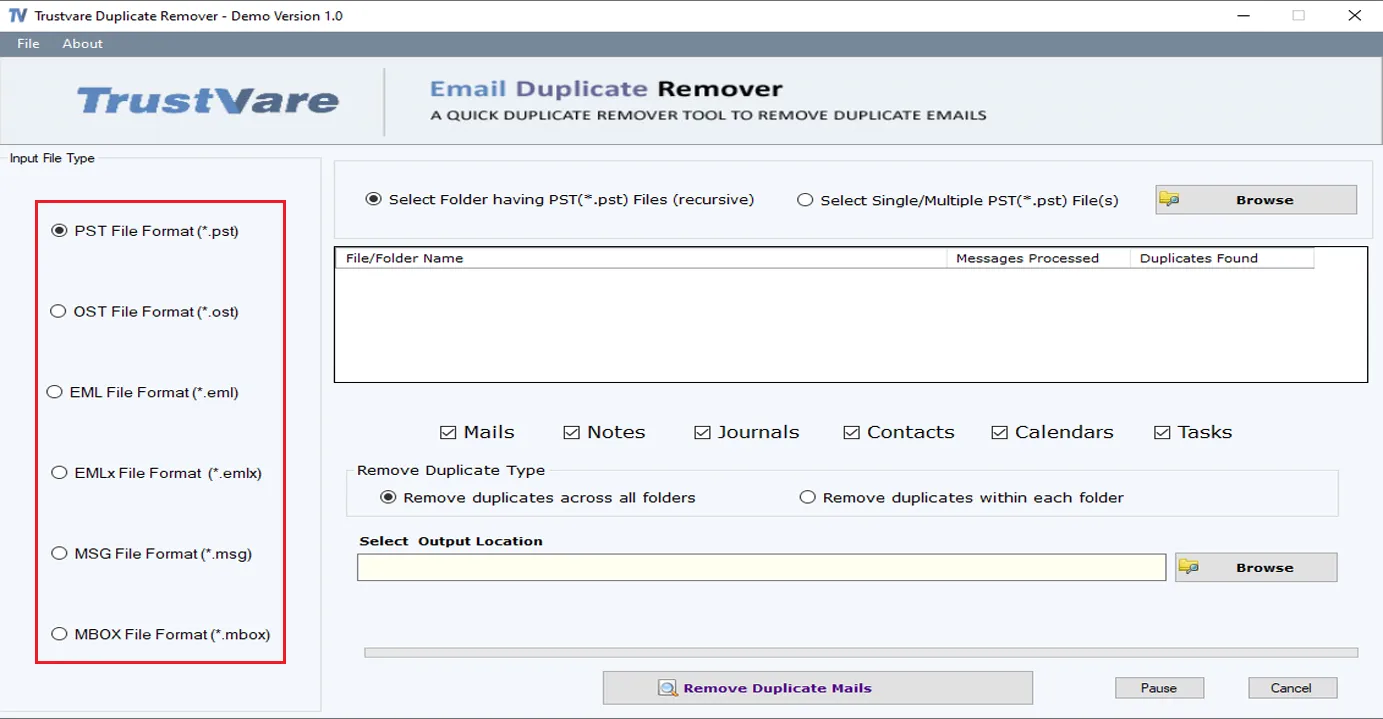 TrustVare MSG Duplicate Remover